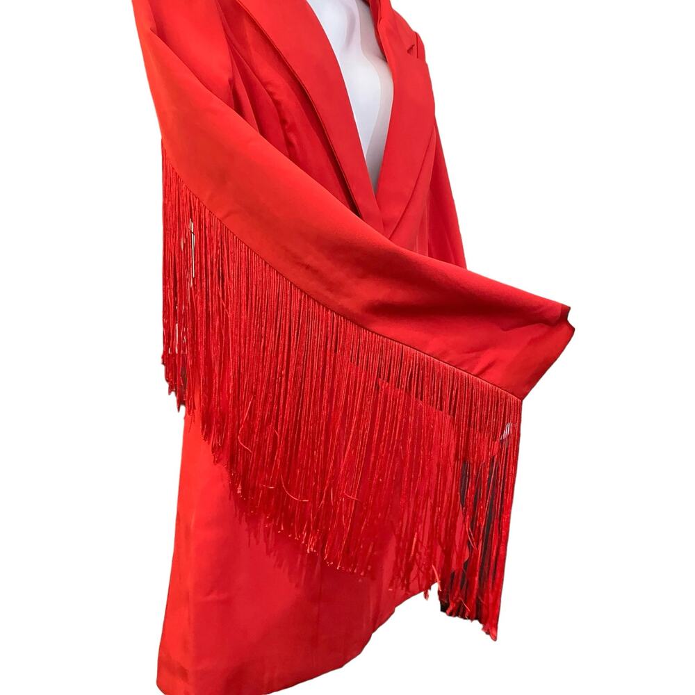BiBi Red Blazer - Picture 9 of 14